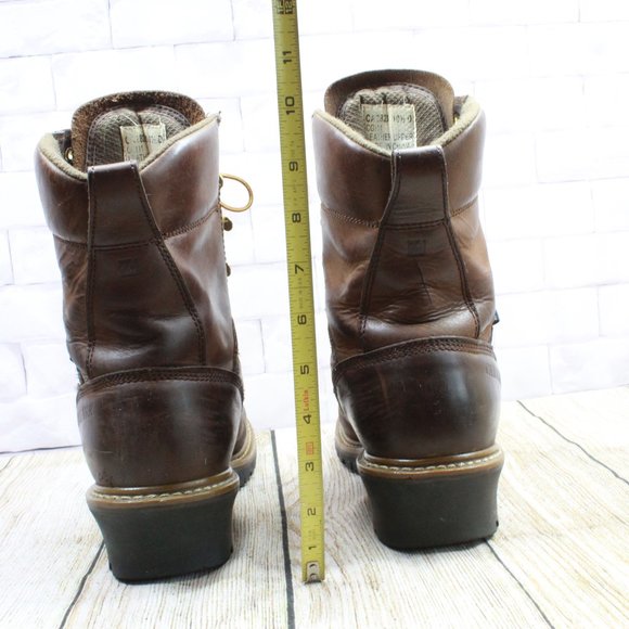 CAROLINA Steel Toe Logger Work Boots 11.5 D - Picture 8 of 9